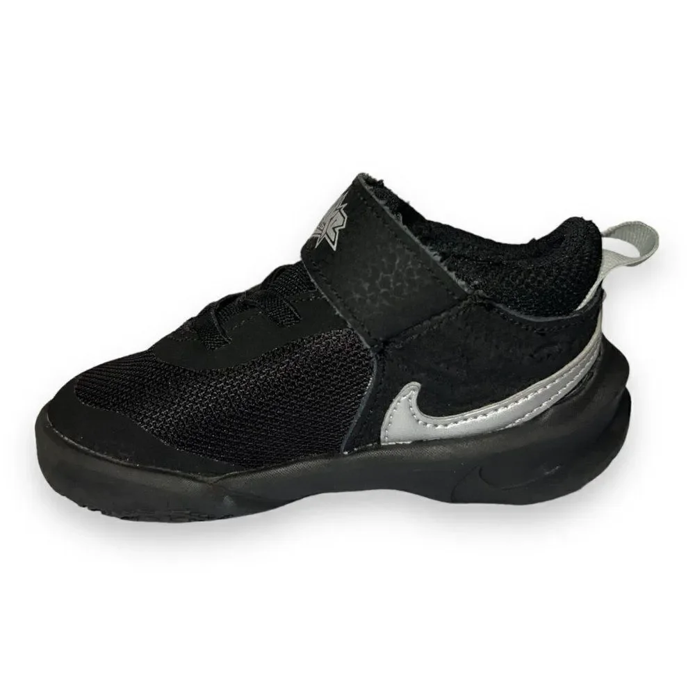 Nike Team Hustle D10 Black /‎ Silver CW6737-004 Toddler 7